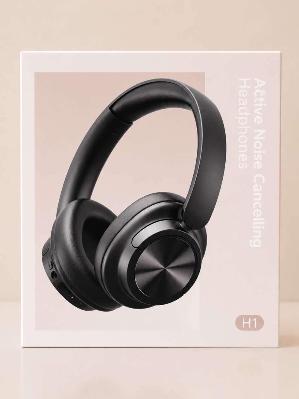 Hybrid Active Noise Cancelling Headphones - Black